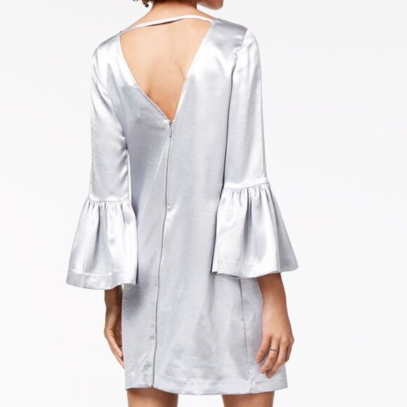 🎉1 hr sale🎉Armani exchange satin bell sleeve Dr - Picture 7 of 7